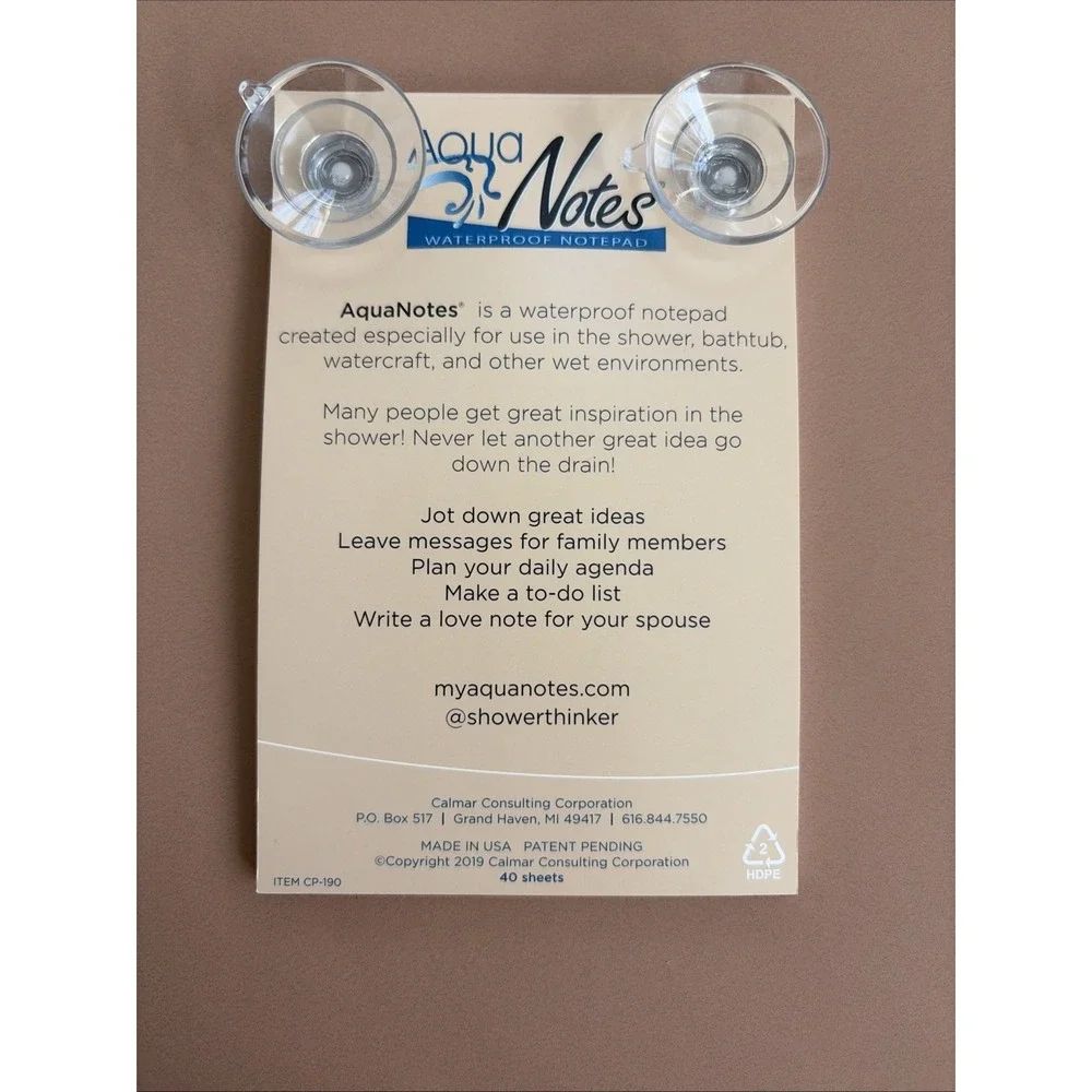 Aqua Notes Water Proof‎ Notepad